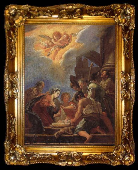 framed  FETI, Domenico Adoration of the Shepherds, ta009-2